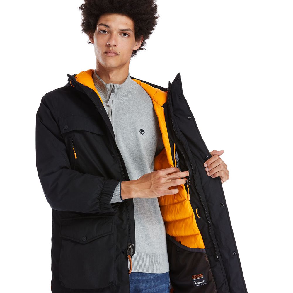 Chaquetas Timberland Argentina Hombre - Outdoor Heritage Expedition Parka - Negras - BLYPGT-387